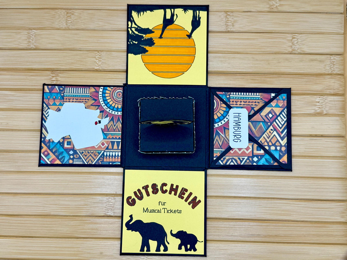 Explosionsbox Musical – Löwen-Design – Bild 8