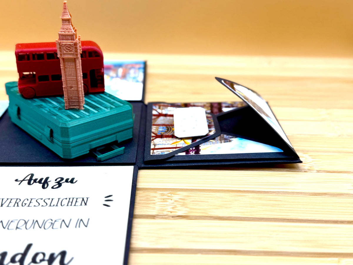 Explosionsbox London – Koffer, Doppeldeckerbus & Big Ben – Bild 11